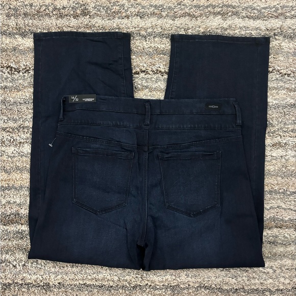 Liverpool The Wide Leg Jeans Sz 14/32 NWT | Liverpool Dark Wash Wide Leg Jeans- - Picture 5 of 16